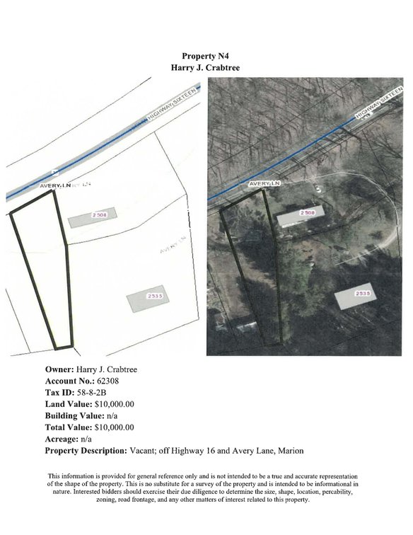 Image for NJ4 - Vacant; Off Highway 16 and Avery Lane, Marion