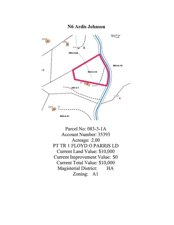 Image for NJ6 - 2.00 acre +/- on Rattle Creek Road, Abingdon