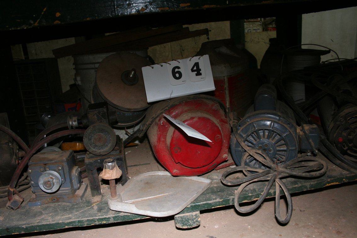 Image for Electric Motors and Contents Under Bench