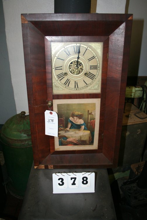 Image for Smiths Clock Wood Case Brass Works Included