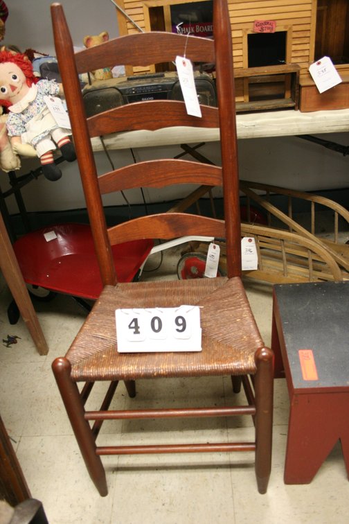 Image for Ladder Back Oak Chair