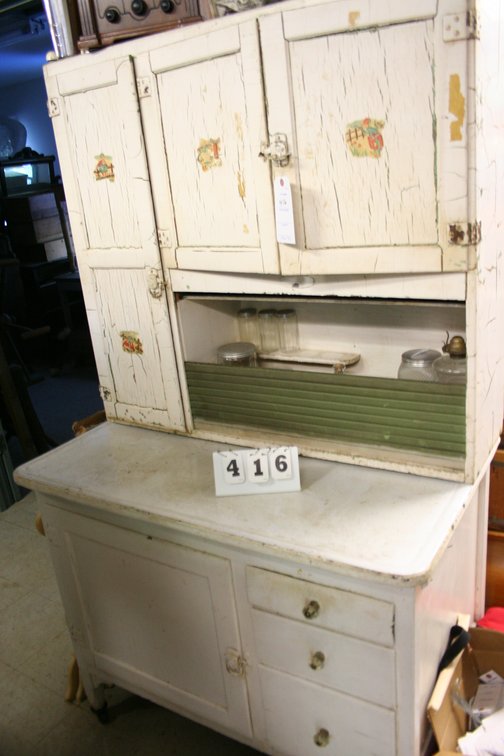 Image for Kitchen Cabinet With Flower Bin - Original Paint