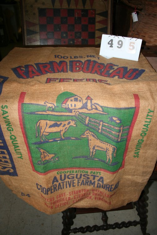 Image for Feed Store Burlap Bag