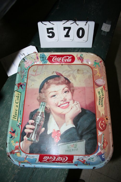 Image for Vintage Coca Cola Tray