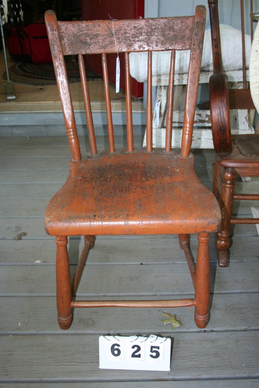 Image for Primitive Painted Wooden Chair