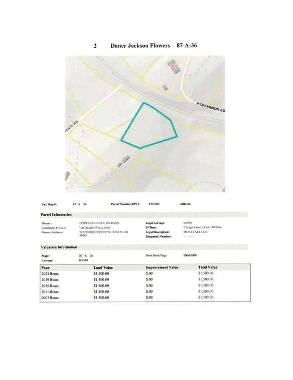 Image for NJ2 - 0.85 acre +/- off Creasy Road, Montvale Lot