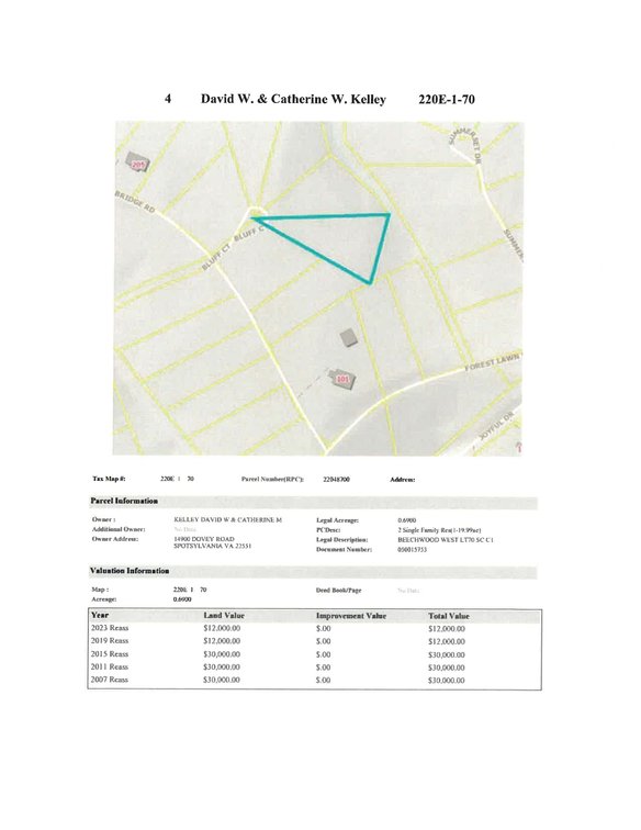 Image for NJ4 - 0.69 acre +/- on Bluff Court, Beechwood West Lot 70 Sec C1