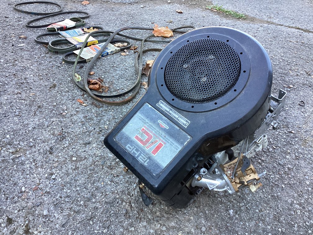 Image for 12 hp Briggs and Stratton Motor and Belts