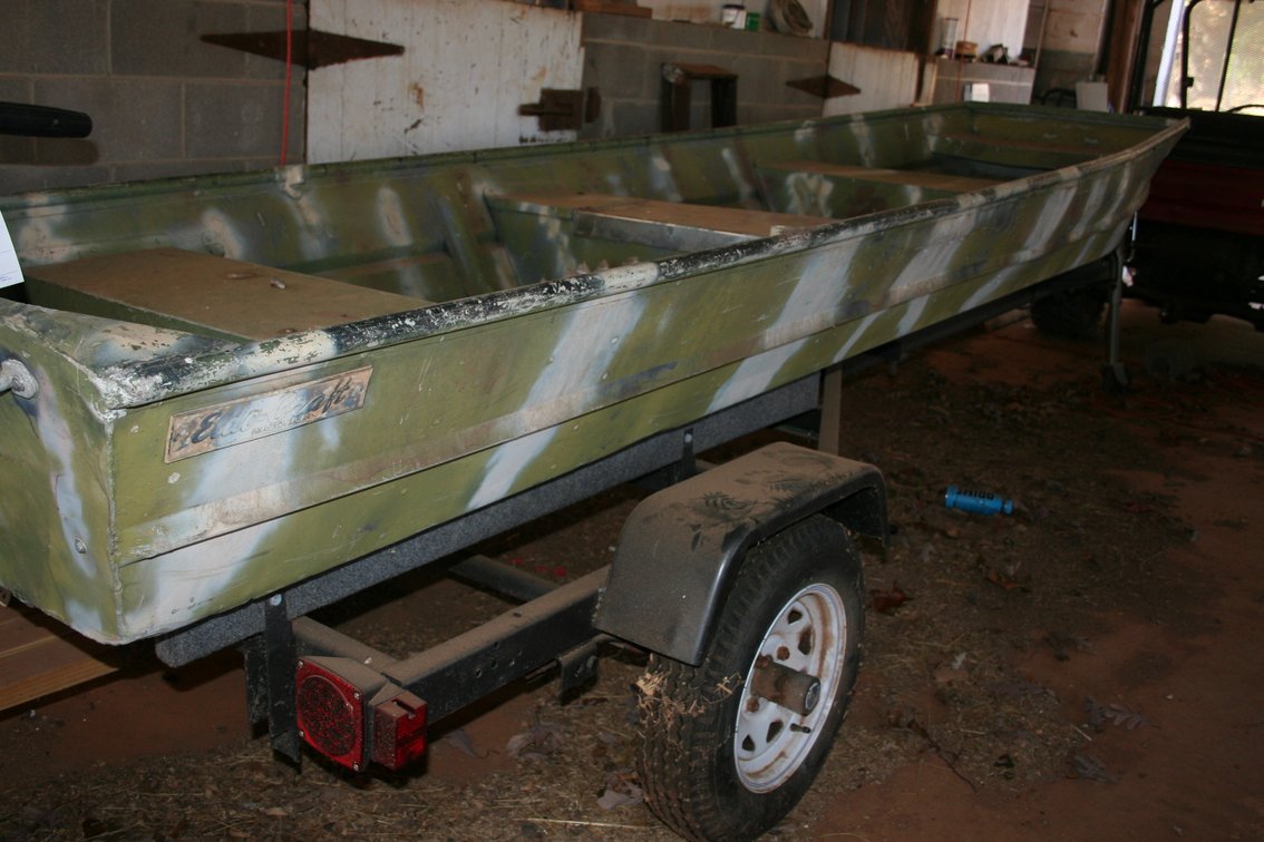 Image for Eldo Craft John Boat / Trailer / Motor / Yamaha Four Stroke 14 Foot