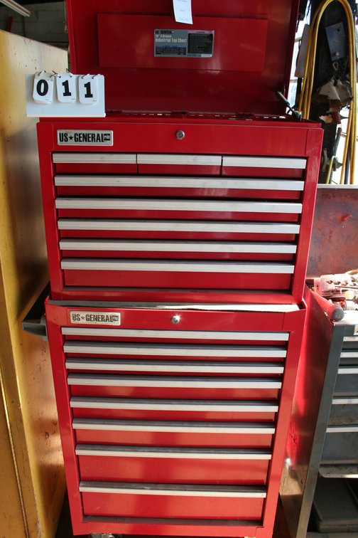 Image for US General 8 Drawer Tool Box & Contents