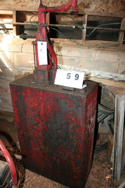 Image for Antique Oil Tank & Pump