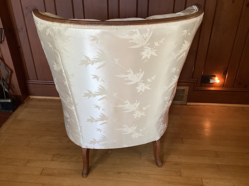 Image for White Upholstered Chair
