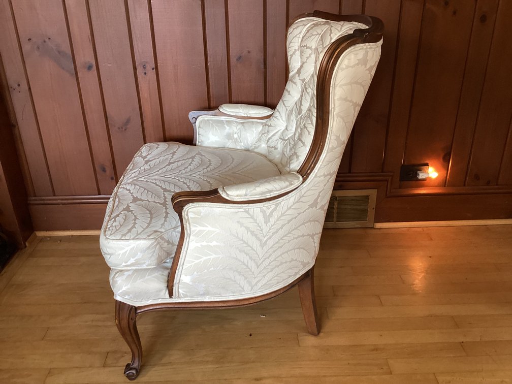 Image for White Upholstered Chair