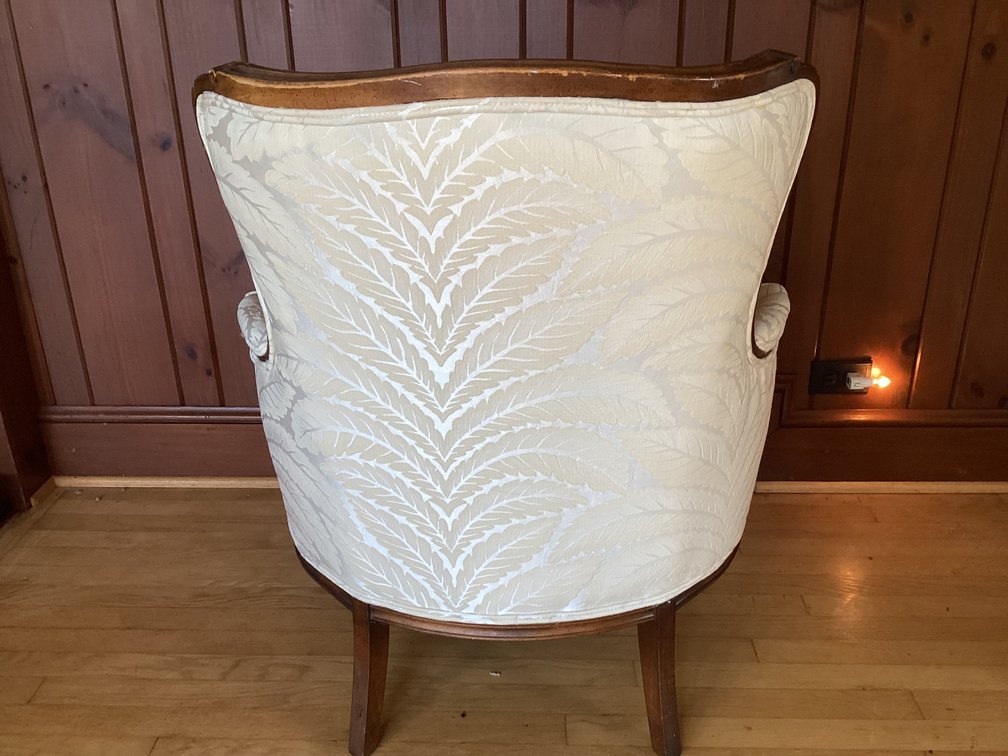 Image for White Upholstered Chair