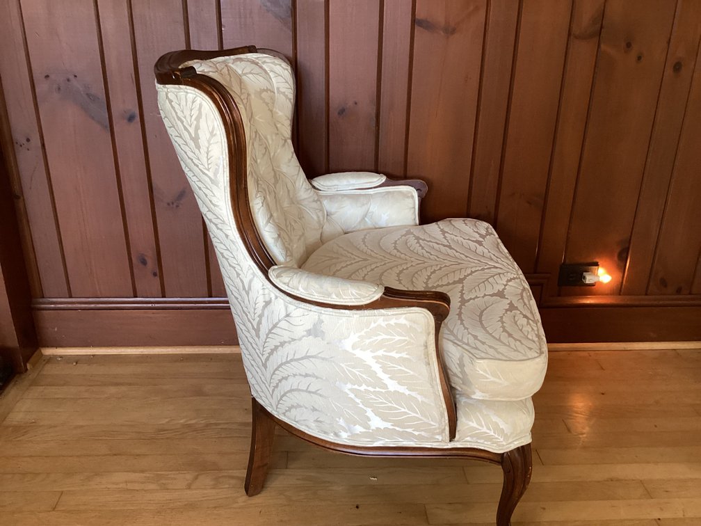 Image for White Upholstered Chair