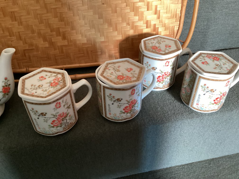 Image for Asian Teapot Cups and Tray