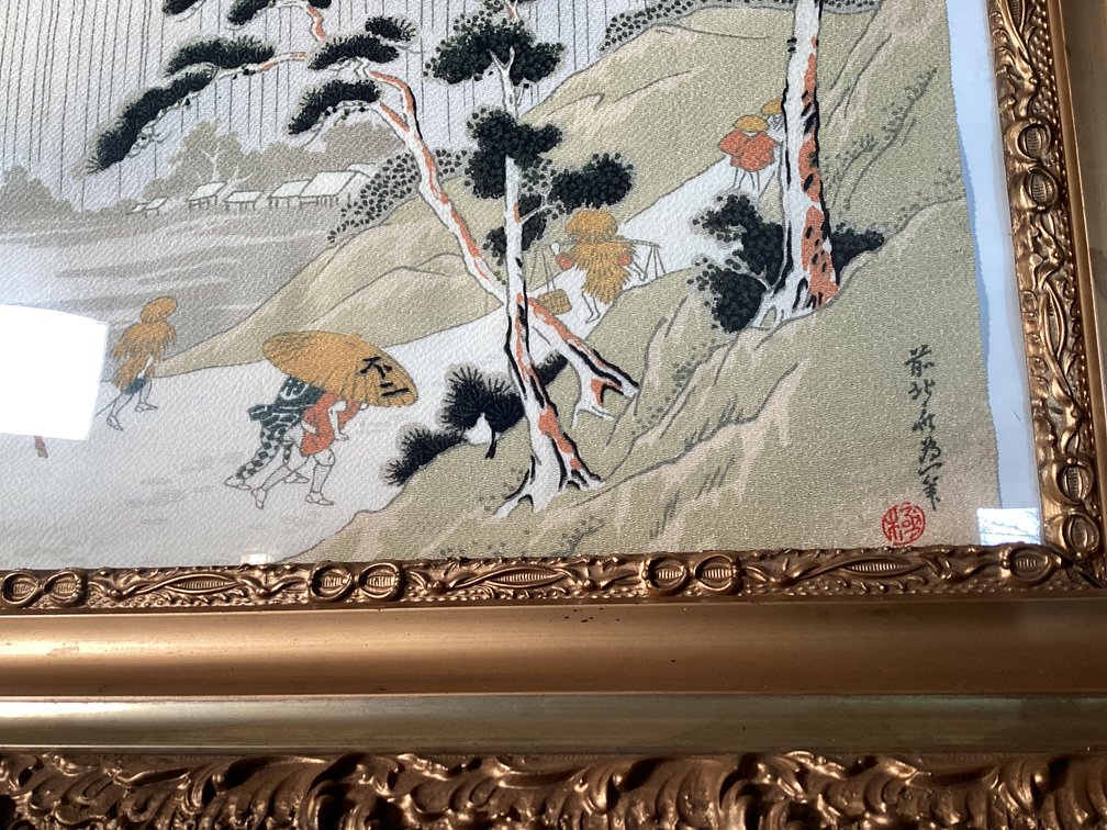 Image for Asian Print on Silk
