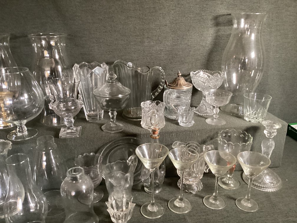Image for Large Lot of Clear Glass