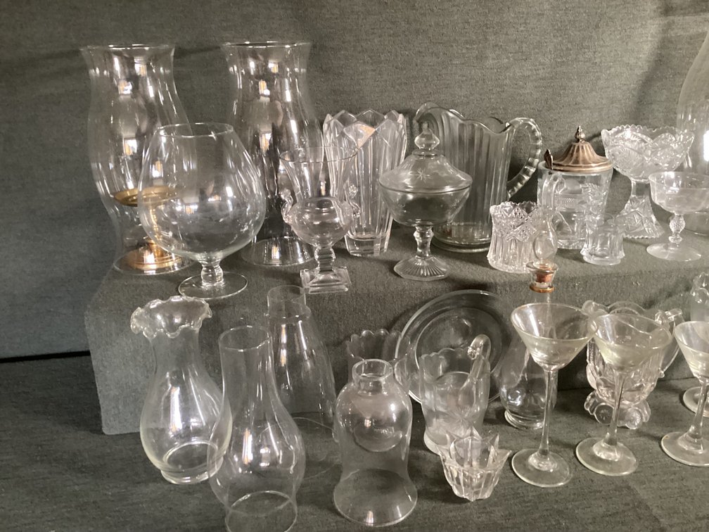 Image for Large Lot of Clear Glass