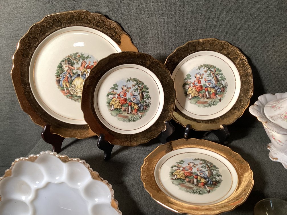 Image for German Stein, Arthur Wood Tea Pot, Partial China Sets, and More