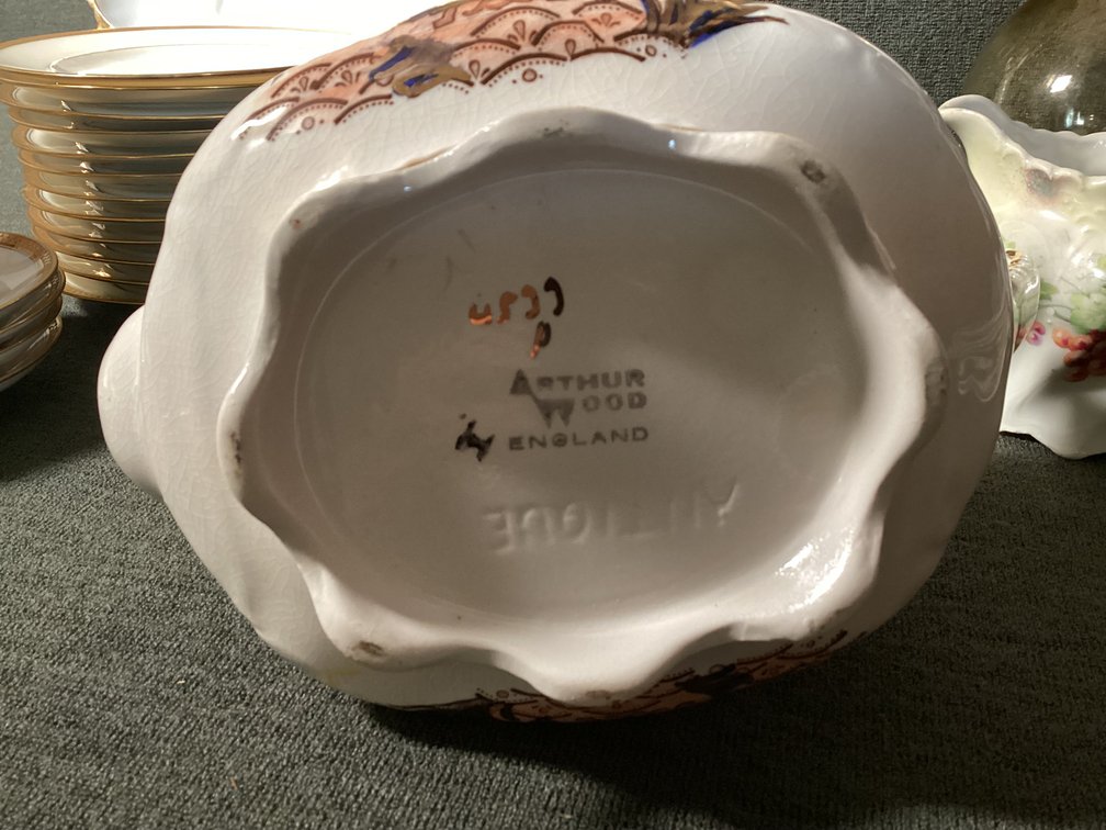Image for German Stein, Arthur Wood Tea Pot, Partial China Sets, and More
