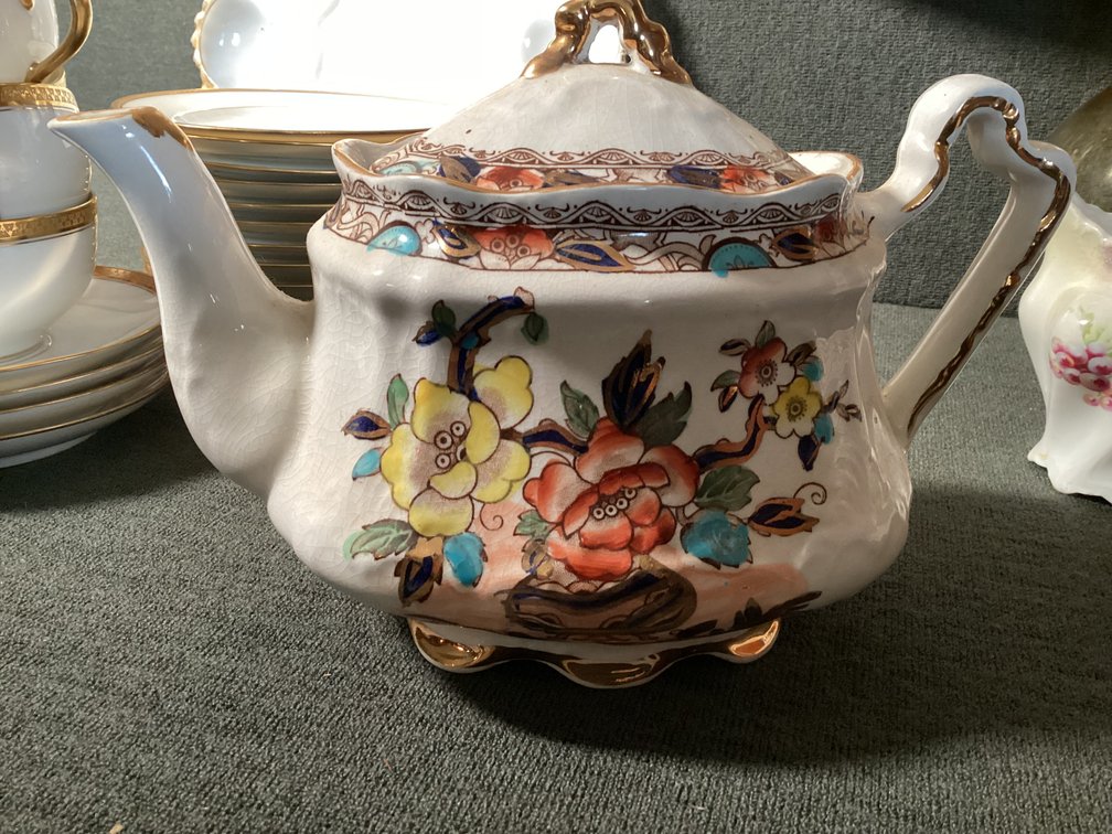 Image for German Stein, Arthur Wood Tea Pot, Partial China Sets, and More
