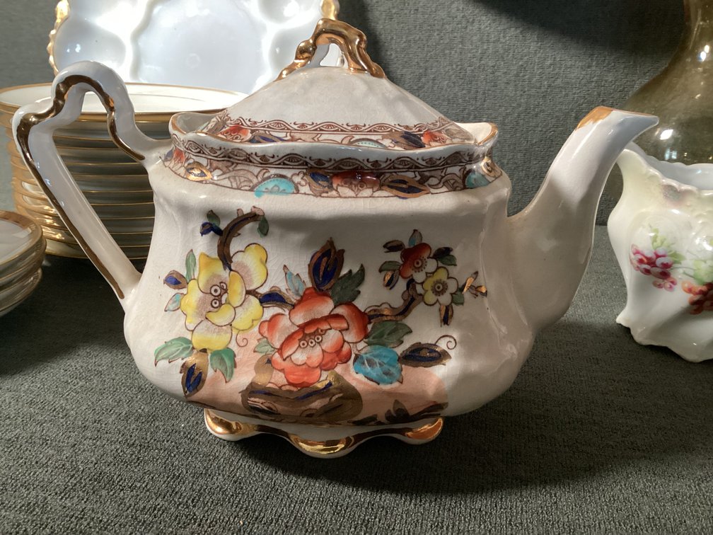 Image for German Stein, Arthur Wood Tea Pot, Partial China Sets, and More