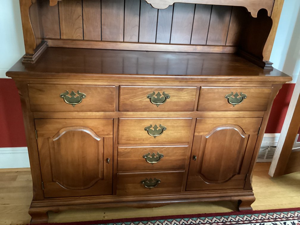Image for Solid Cherry China Hutch