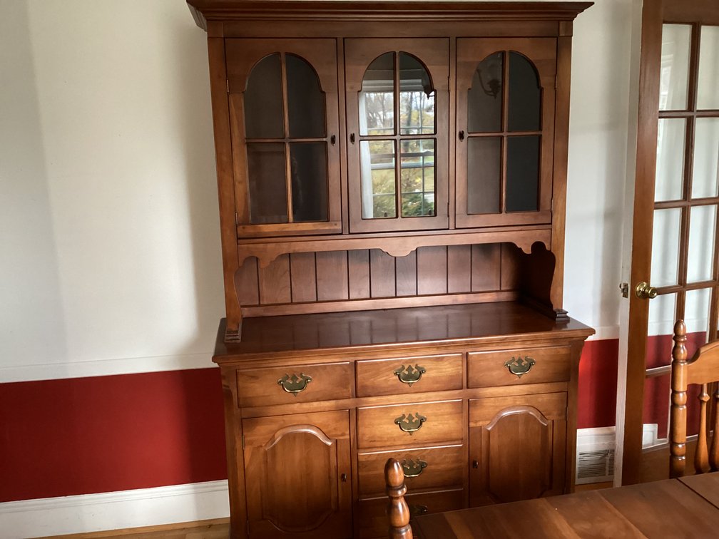 Image for Solid Cherry China Hutch