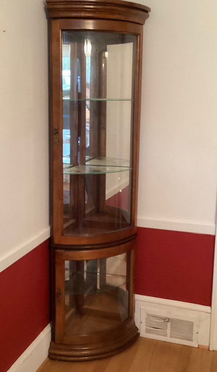 Image for Corner Curio Cabinet by Browhill