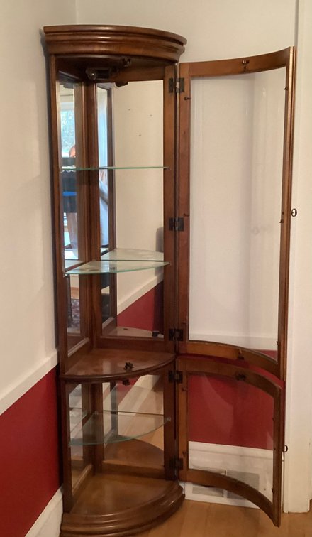 Image for Corner Curio Cabinet by Browhill