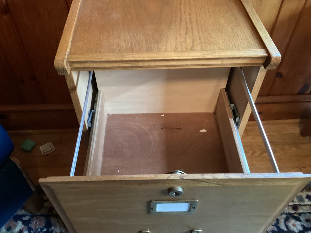 Image for Oak File Cabinet