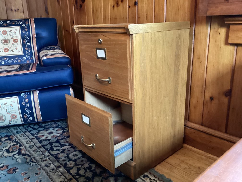 Image for Oak File Cabinet