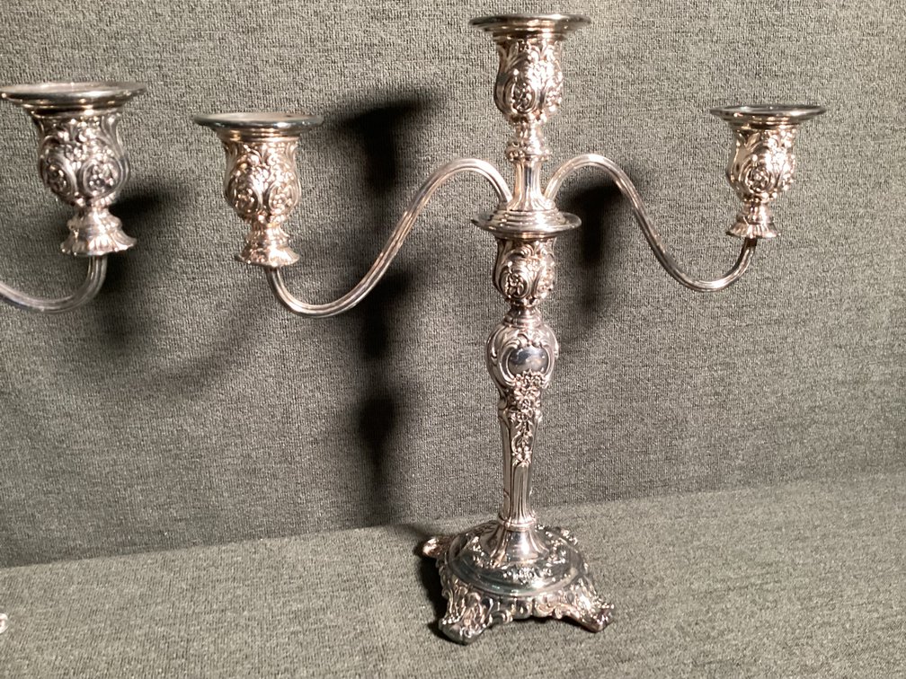 Image for Silver Plated Candleabra