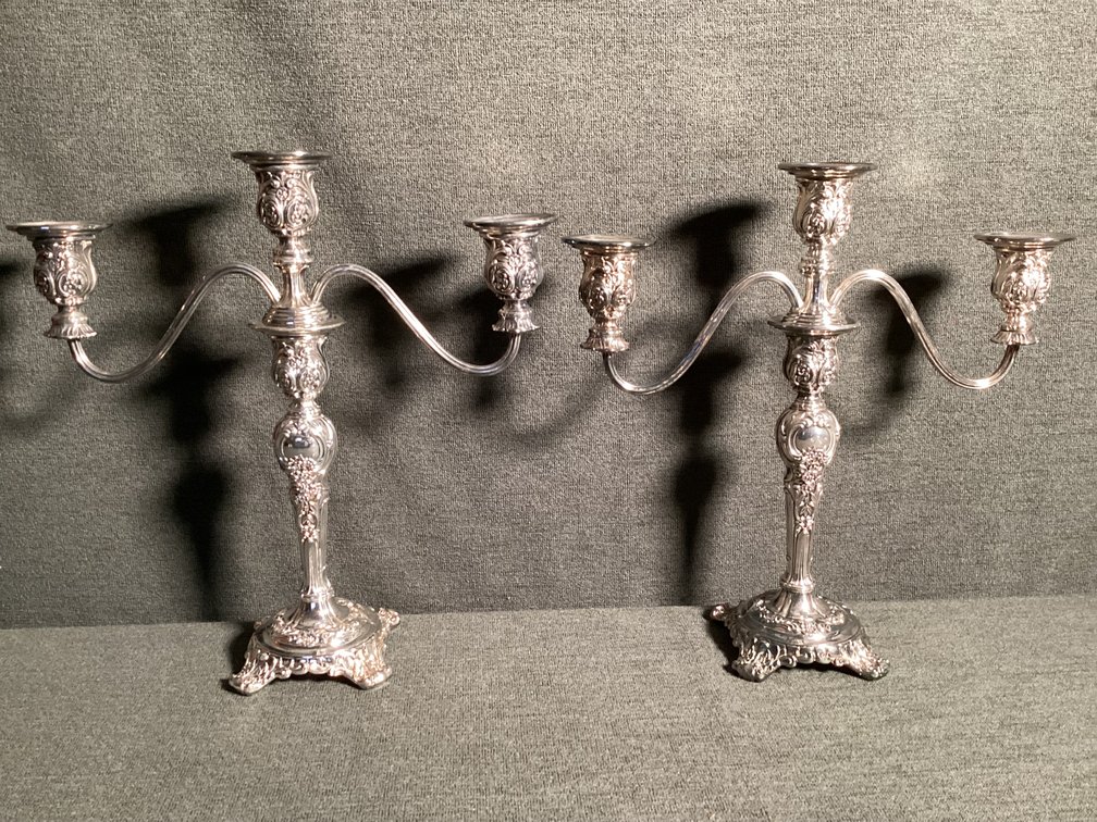 Image for Silver Plated Candleabra