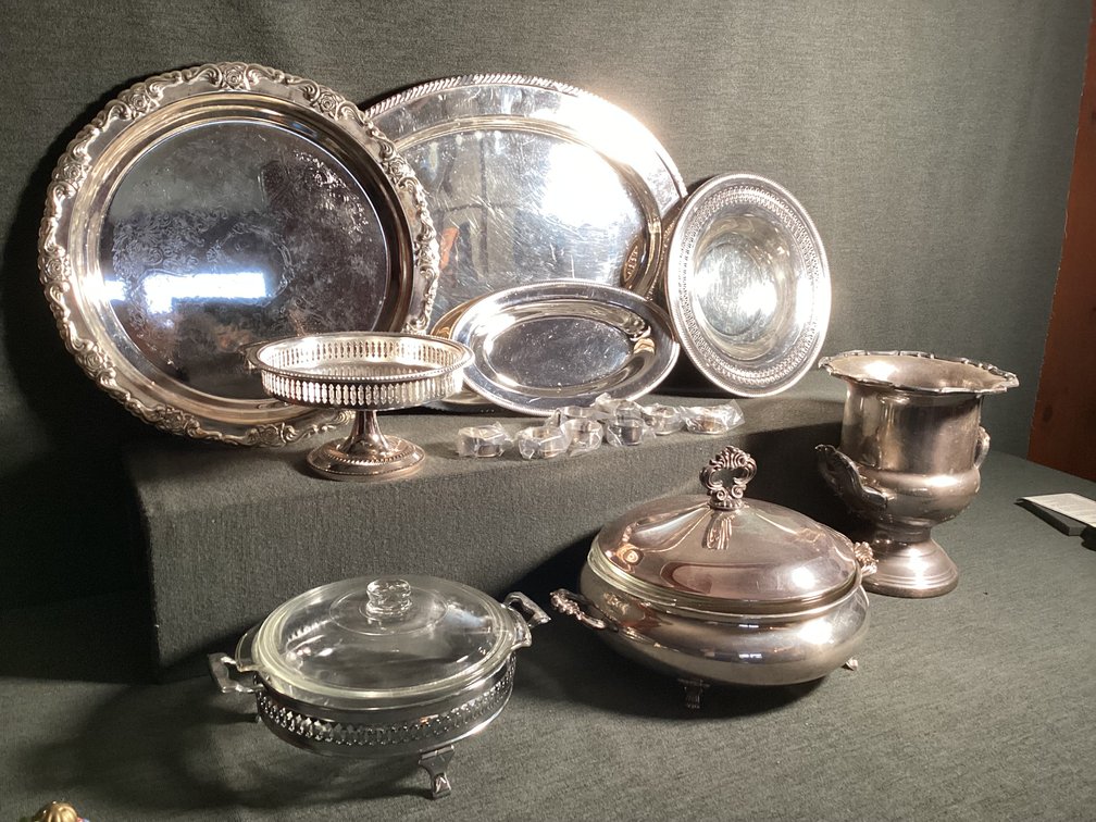 Image for Silver Plated Serving Lot