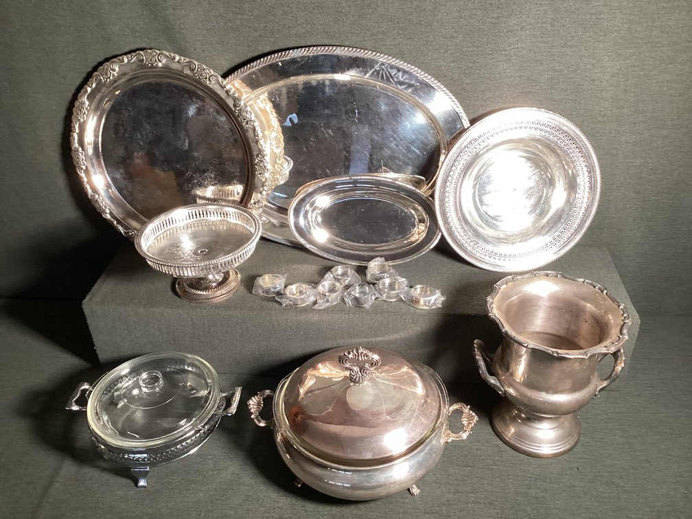 Image for Silver Plated Serving Lot