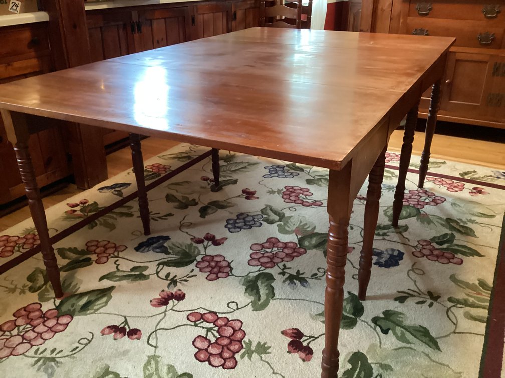 Image for Solid Cherry Drop Leaf Table
