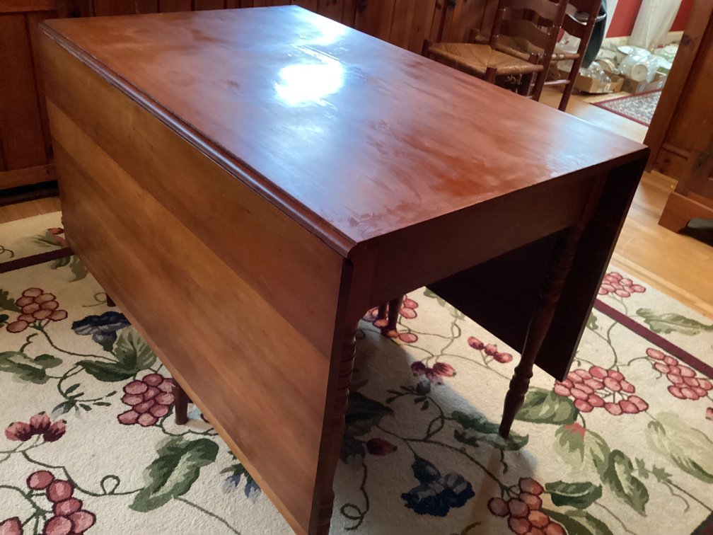 Image for Solid Cherry Drop Leaf Table