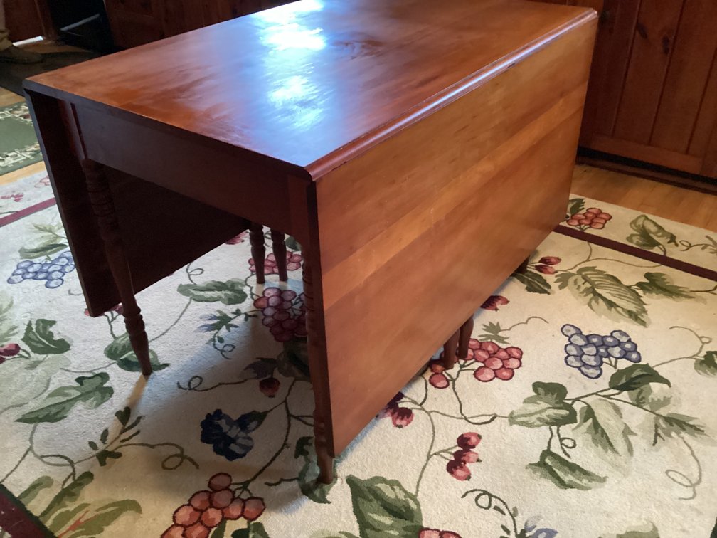 Image for Solid Cherry Drop Leaf Table
