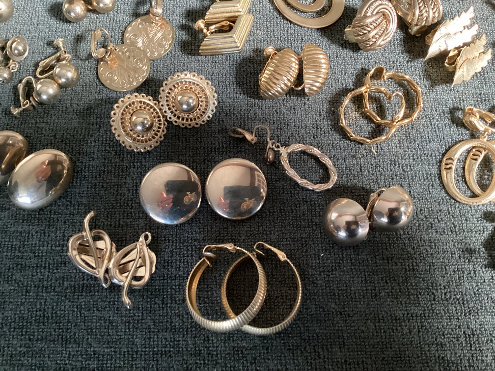 Image for Gold Tone Earrings - Clip On