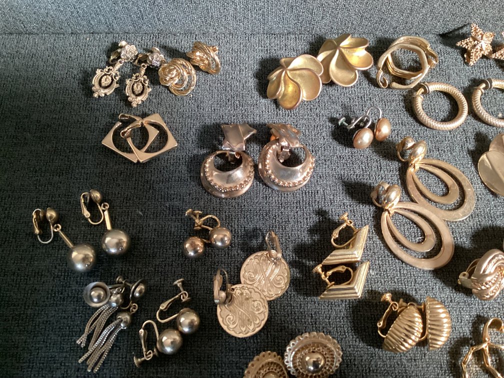 Image for Gold Tone Earrings - Clip On
