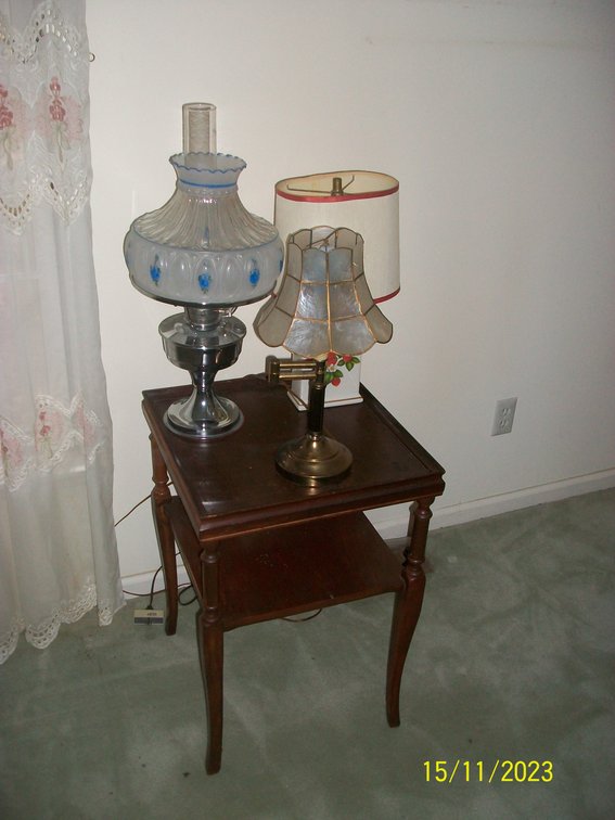 Image for Table and 3 lamps
