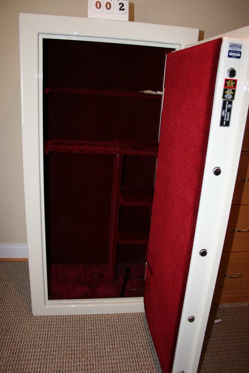 Image for Heritage Gun Safe (18 guns) Serial # 50765 1374*F Fire Safe 30 Minute