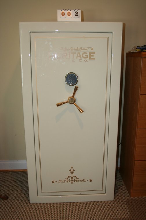 Image for Heritage Gun Safe (18 guns) Serial # 50765 1374*F Fire Safe 30 Minute