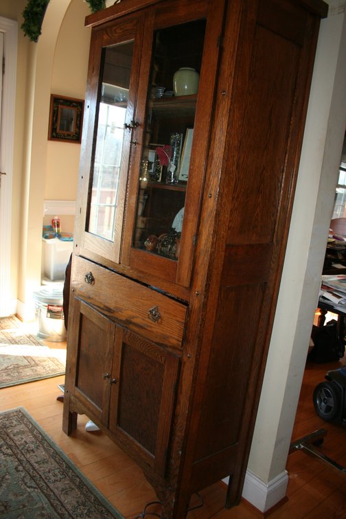 Image for Antique Oak Cabinet 71