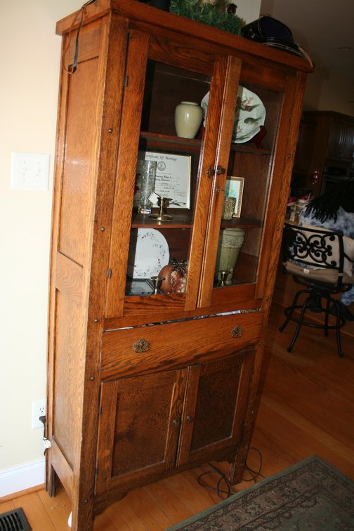 Image for Antique Oak Cabinet 71