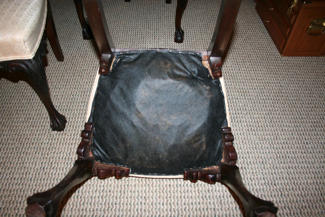 Image for Antique Chippendale Style Chairs Hand Carved - Excellent Condtion