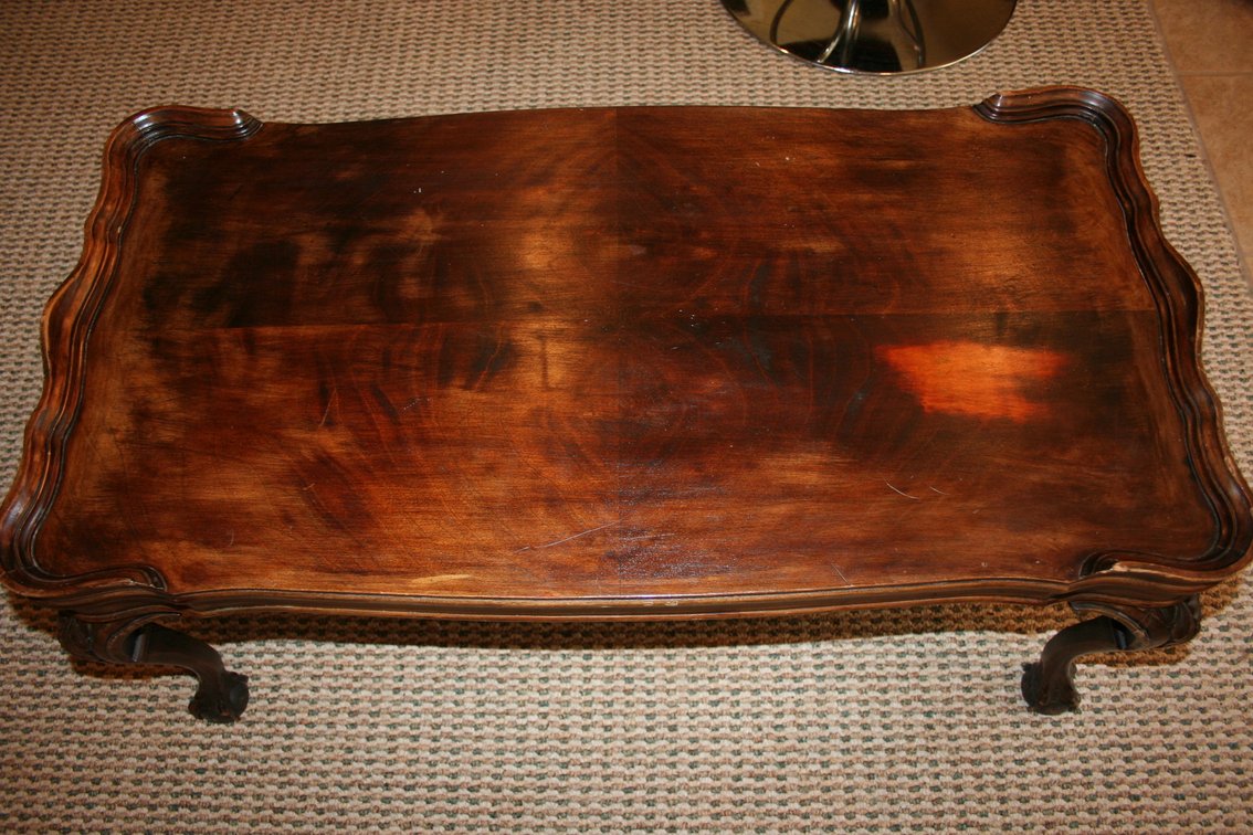 Image for Wood Coffee Table Carved Claw Foot Feet 37