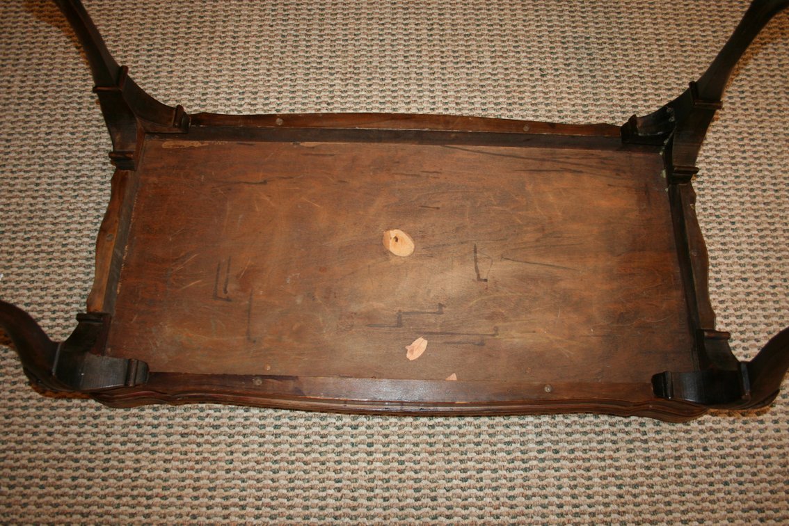 Image for Wood Coffee Table Carved Claw Foot Feet 37